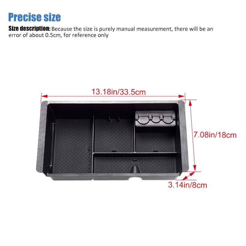 Armrest Box Storage Box Storage Box Organizer Container For  Chevy Silverado /GMC/SIERRA 2012-2018 Stowing Tidying Accessories