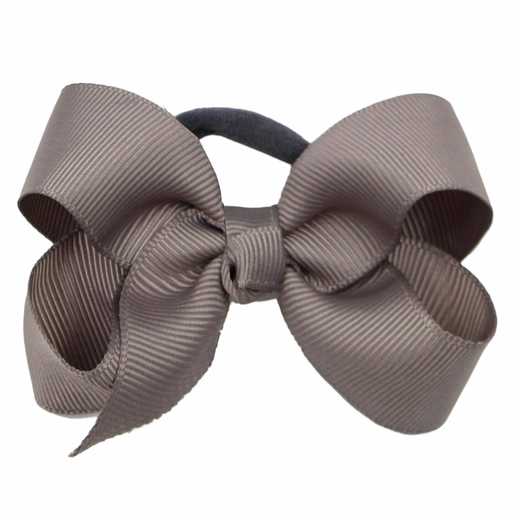 Cute Baby Girls Hair Bows Hair Ties Kids Hair Bands 3inch Bows Ponytail Holder Ties Children Kids Hair Accessories