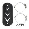 Exhaust Muffler Pipe Protector Stainless Steel Heat Shield Cover Universal for Motorcycle