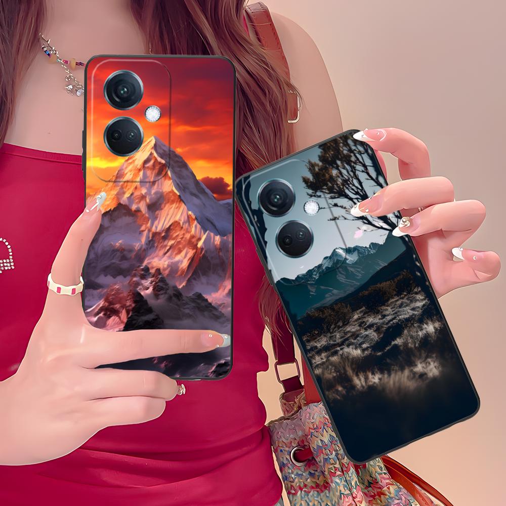 Mountain Forest Mobile Phone Case for OPPO Reno 14 13 12 11 10 9 8 7 6 5 F T Pro 5G Colorful Printing Cover Pretty Luxury Cover