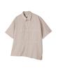 NOISE Fennel Linen Stripe Shirt - Camel Brown