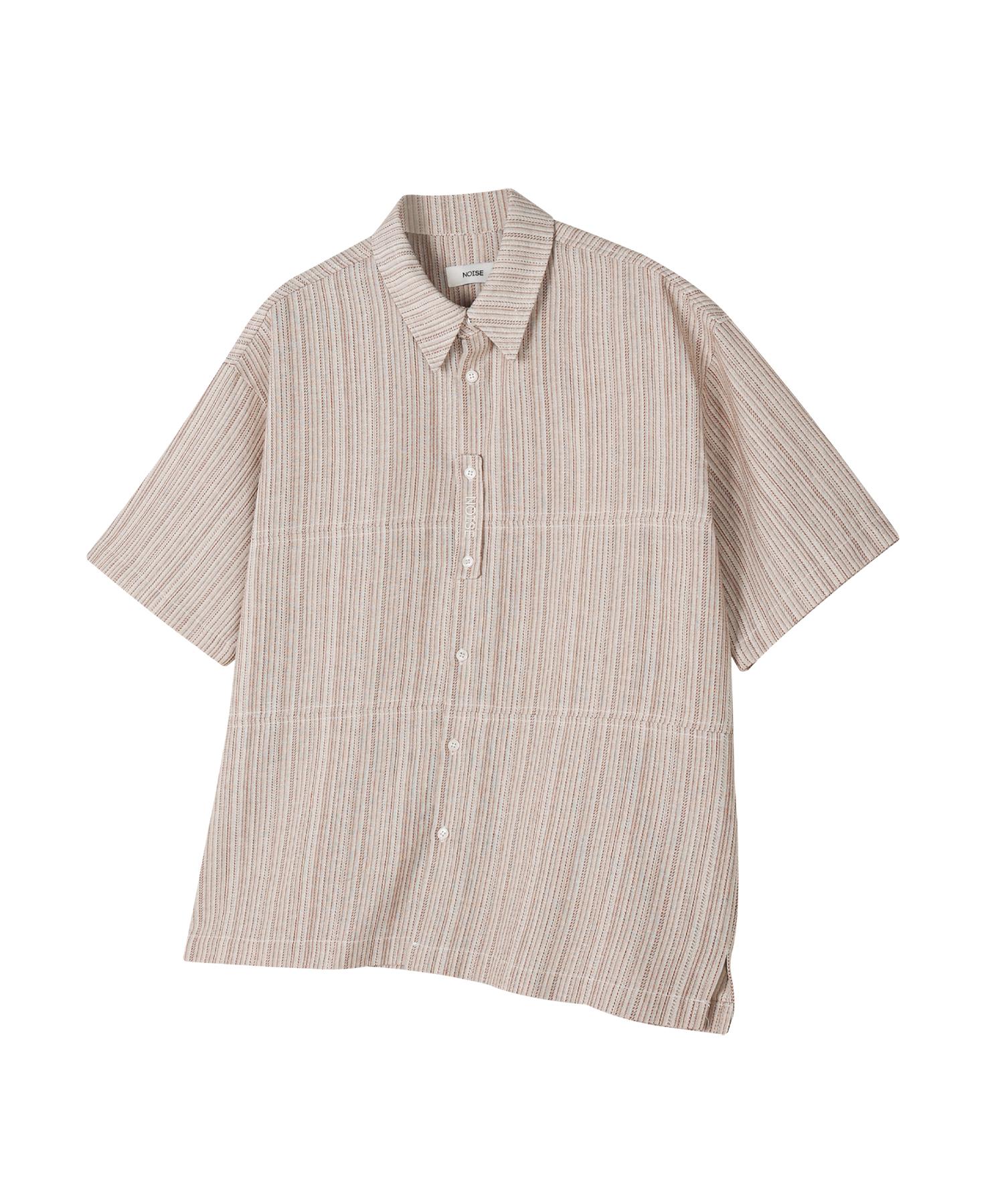 Рубашка в полоску из льна Noise Fennel - Верблюжий коричневый Camel Beige/M