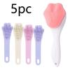 Soft Silicone Facial Cleansing Brush 2 in 1 Silicone Face Mask Brush & Face Scrubber For Exfoliating Massaging Remove Blackhead