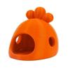 Carrot Shaped Small Pet Sleeping Nest Plastic Hamster Hideout Cute Hamster House  For Small Pets