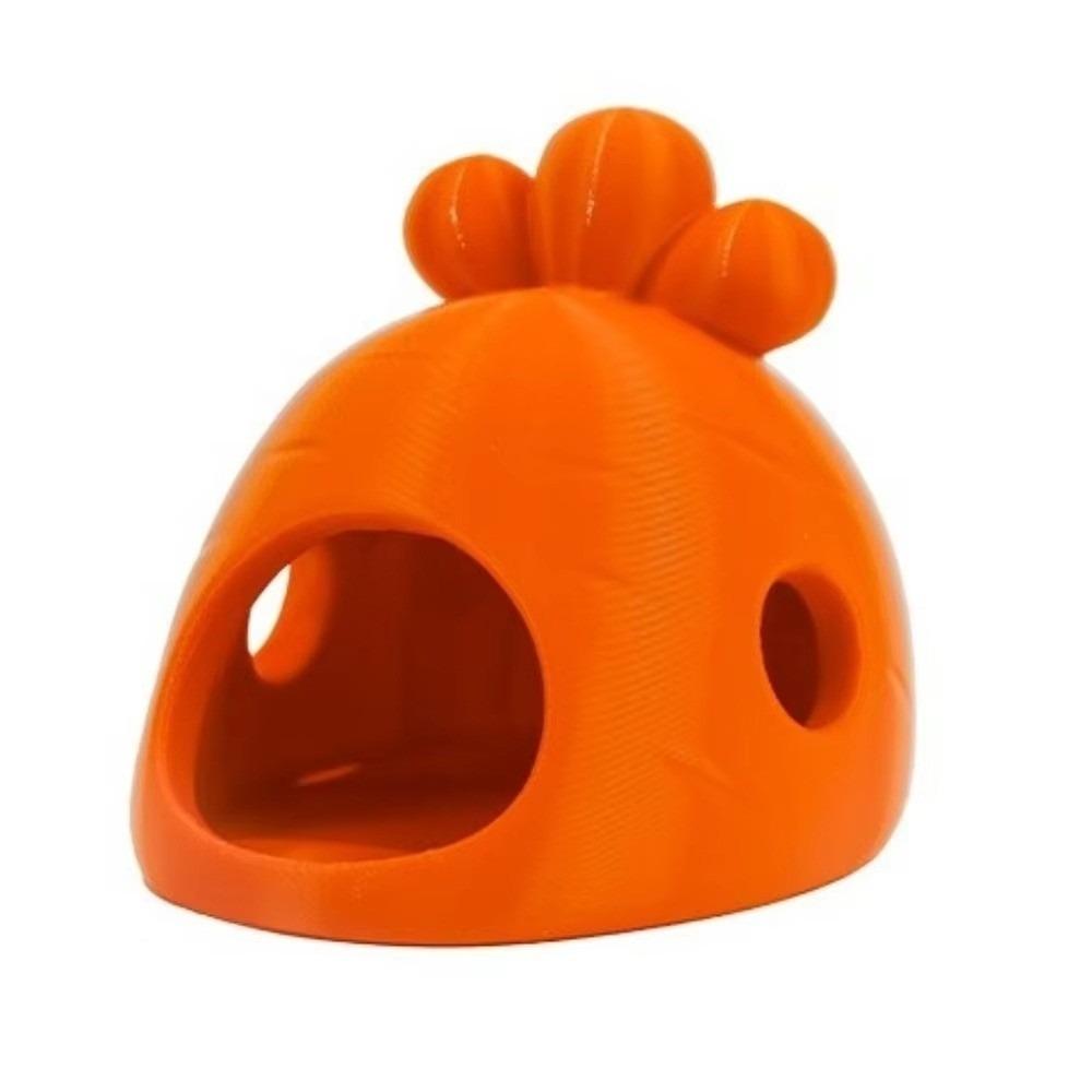 Carrot Shaped Small Pet Sleeping Nest Plastic Hamster Hideout Cute Hamster House For Small Pets