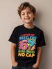 67 Meme Graphic Tshirt Kids Funny Number Print Summer Short Sleeve Loose Streetwear Tops