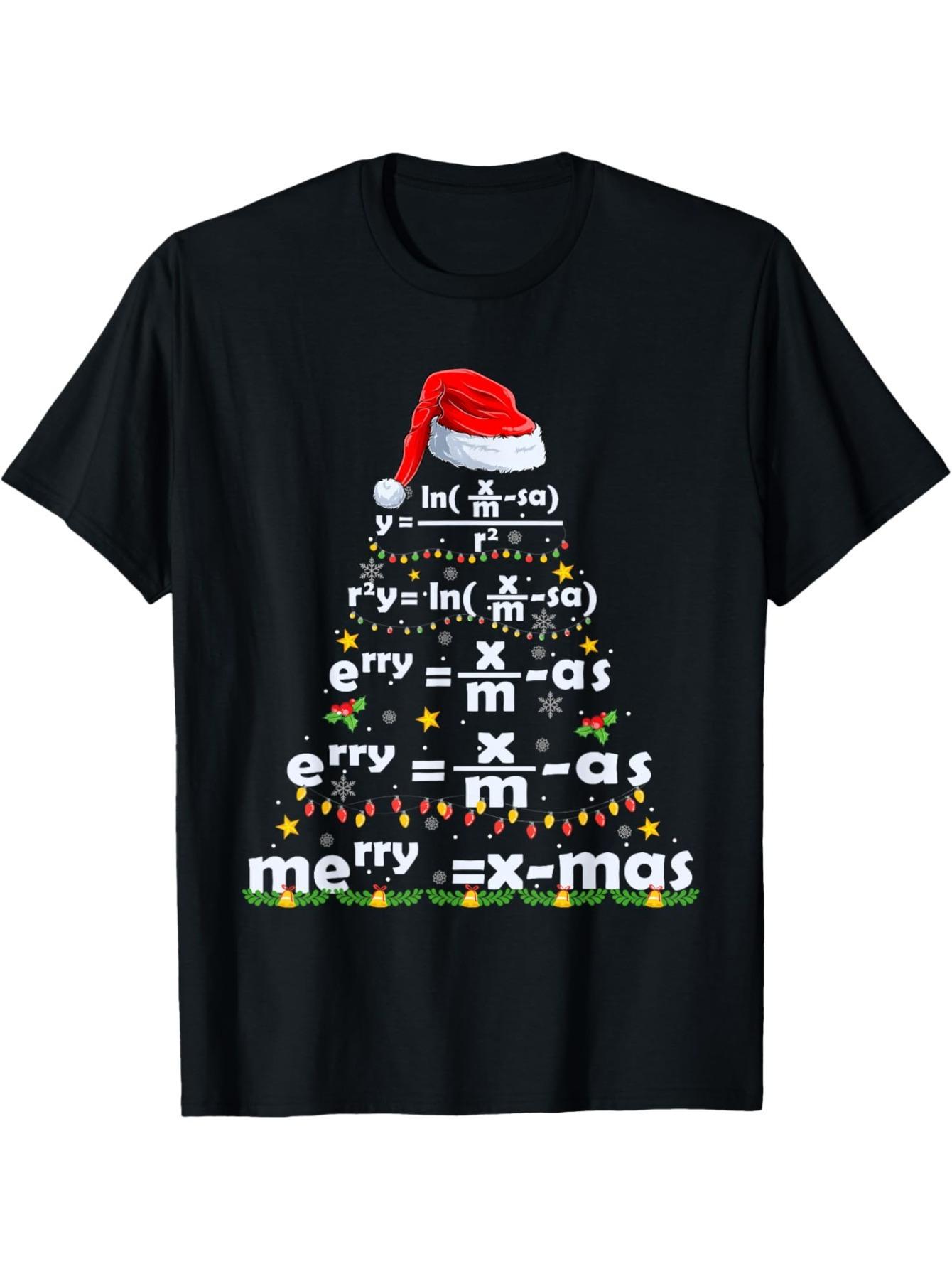 T-Shirt y2k Math Teacher Christmas T XL