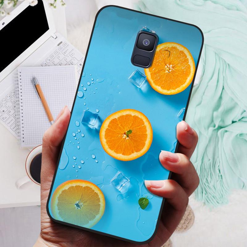 Für Samsung Galaxy A8 Plus 2018 Hülle Schwarze Abdeckung Löwe Wolf Silikon Weiche Rückseite Hüllen Für Samsung A8 2018 A530 A530F Handyhülle