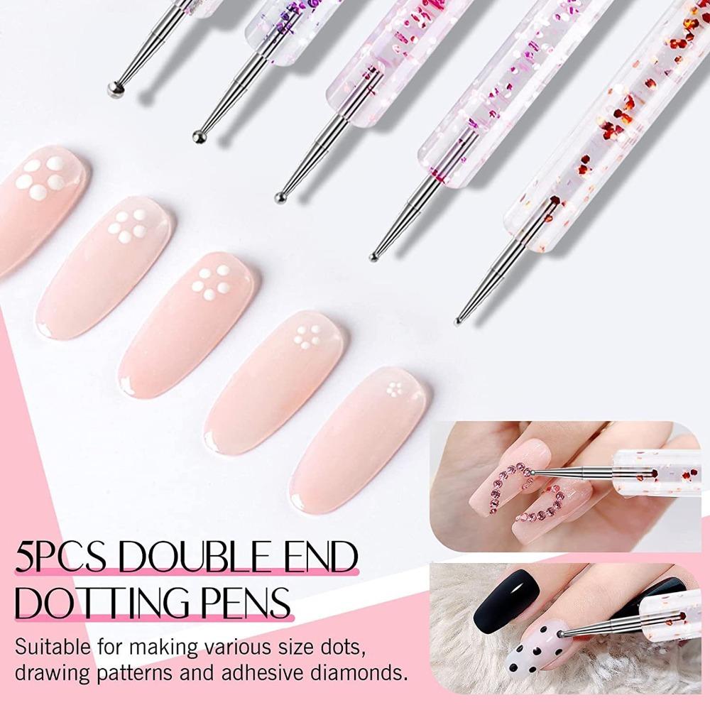 31pcs Drawing Pen Nail Art Brush Set Liner Brush Liner Drawing Brush Dotting Brush DIY Manicure