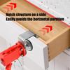 Drawer Jig Stainless Steel Drawer Front Clamps Rust-Resistant Precision Efficient Mounting Tool For Kitchen Bedroom Living Room