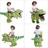 Zwierzęca kreskówka jeździec T-Rex nadmuchiwany kostium żłobek dzieci dinozaur gra fabularna dla dorosłych dzieci gra pościgowa prezent urodzinowy