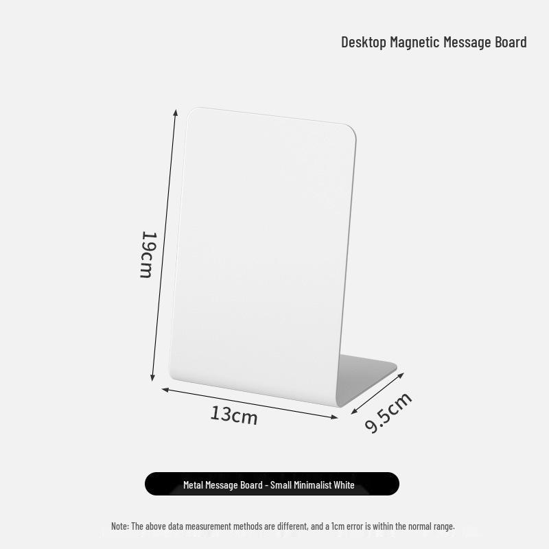 Magnetic Desktop Blackboard Memo Board - Erasable & Free-Standing for Office Use