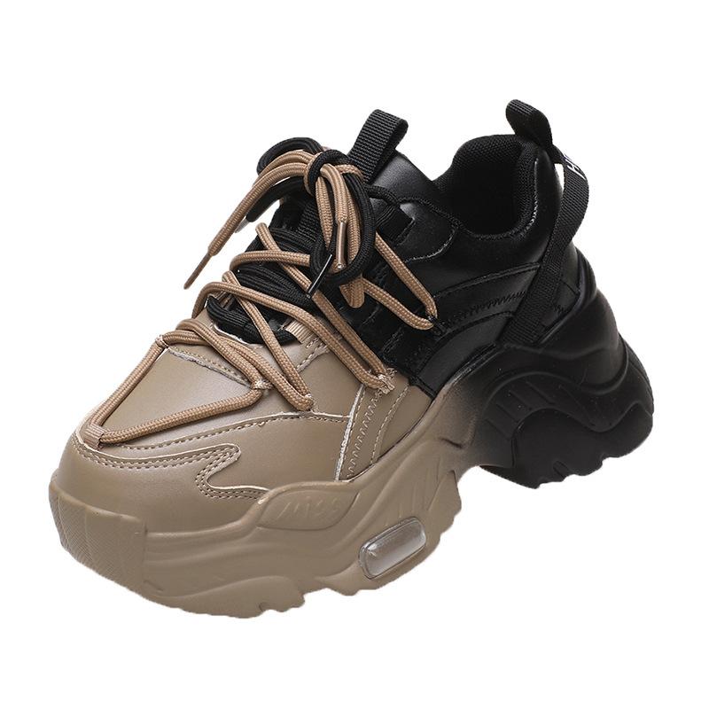 

Роскошные туфли женские дизайнерские кроссовки на платформе белые черные туфли на платформе для женщин женская повседневная обувь Zapatillas Chunky Mujer 35 черный коричневый