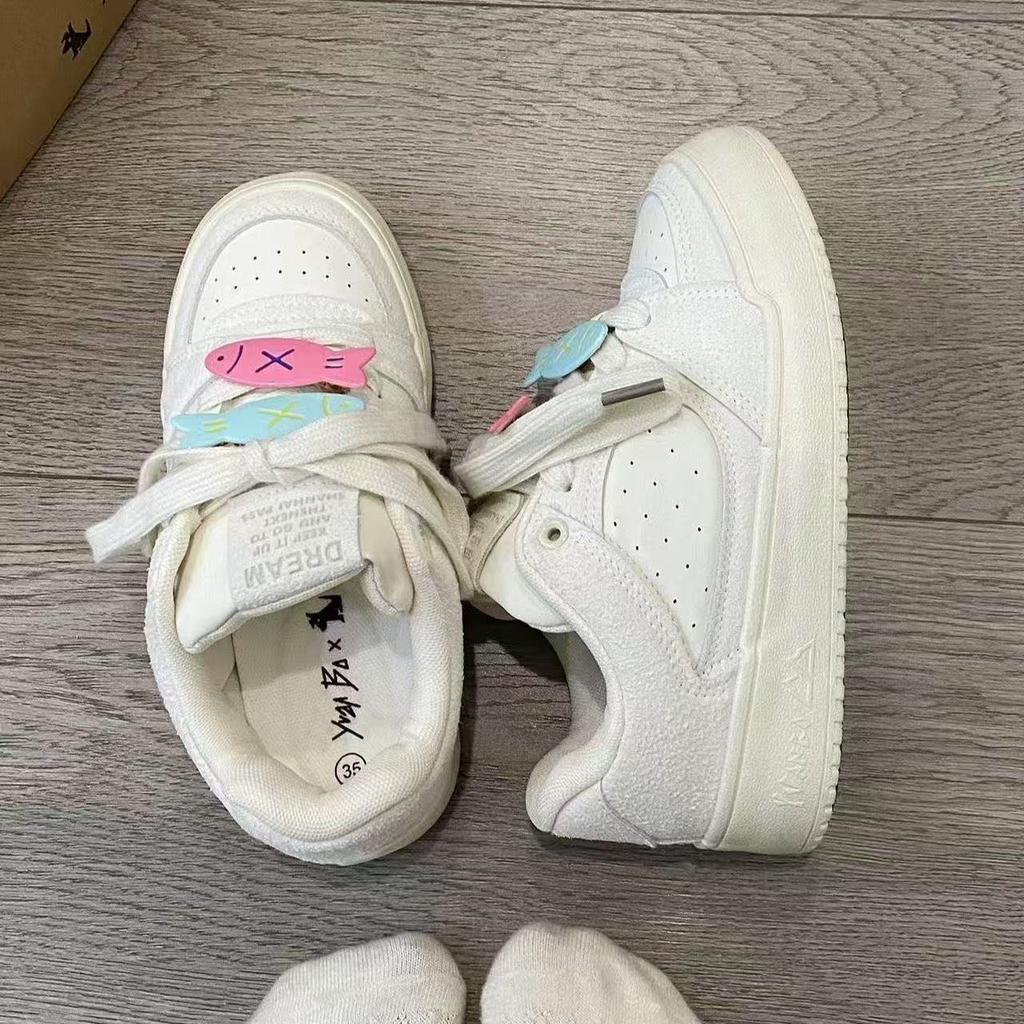 Niche Ugly Cute Bread Shoes New Summer Platform Beginner Board Shoes Doll Shoes