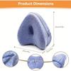 Memory Foam Bein Knie Schaumstoff Stützkissen Seitenschläfer Ischias Orthopädisch Ischias Rücken Hüfte Entlastungskissen Für Bett Sofa
