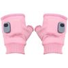 1Pair USB  Rechargeable Electric Heated Gloves Thermal Winter Warm Gloves Smart Heating Gloves  Bike