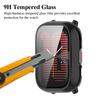 Glas+Hülle für Amazfit Active Gehärtetes Glas Displayschutzfolie & Harter PC Schutz-Bumper für Amazfit Active Zubehör