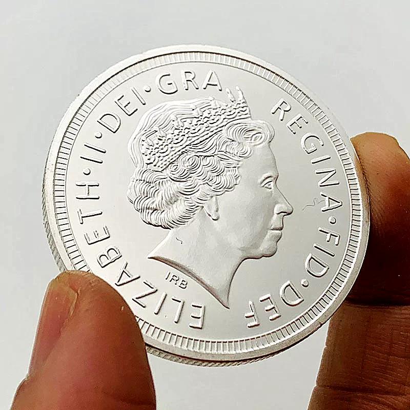 2023 Australian Zodiac Rabbit Baby Silver Plated Color Printing Commemorative Medal Gold Coin for the Year of the Birth and New Year Coins