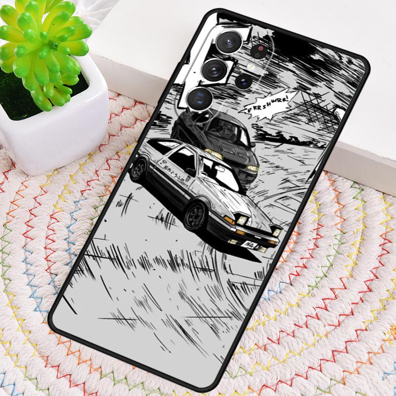 Initial D Drift Silikon Handyhülle Für Samsung Galaxy note 10 pro S26 S25 S24 S23 S22 S21 Plus S25Ultra Capa Cover