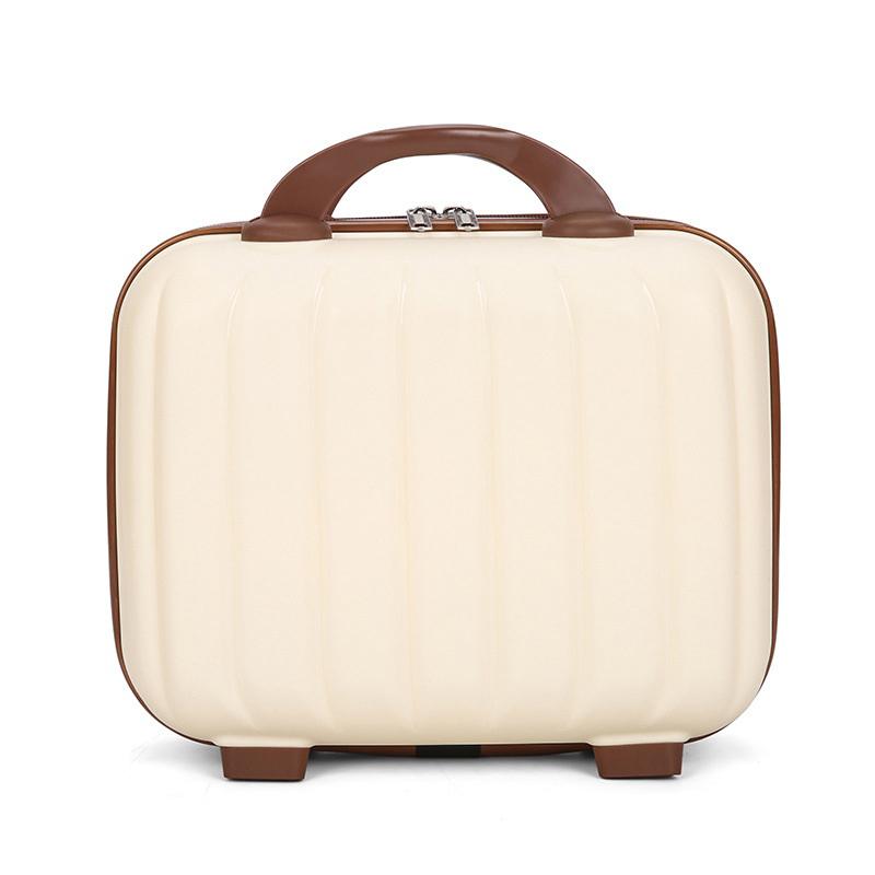 

Portable Large Capacity Cosmetic Box Bag Waterproof Soft Cosmetic Storage Bag Moisture-proof Wash Bag Suitcase For Home Travel бежевый