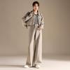 RAIN.CUN Women's High-Waist Loose Wide-Leg Jeans