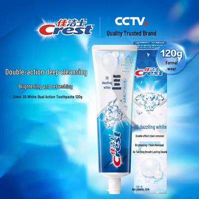 Crest 3D White Dual Action Toothpaste, 120g
