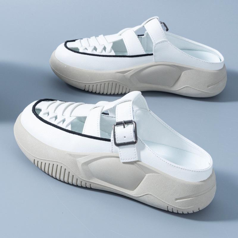 Summer new commuter sandals thick soles increase height casual light sports