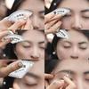 1PC Brow Shaping Stencil+Eyebrow Razors - 10 Blades, Instant Brow Shaper - Multi-Style Template Kit for Fast & Precise Shaping