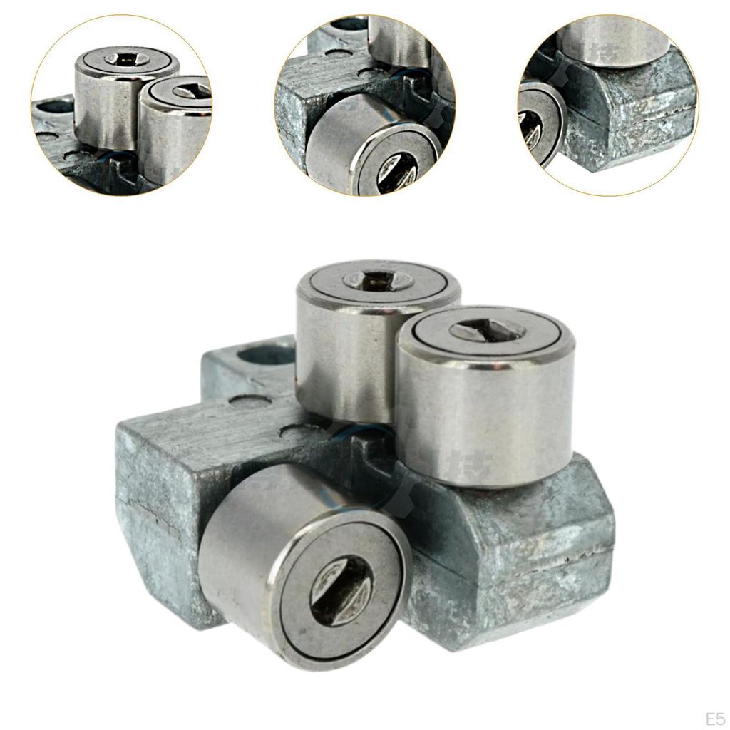 Ansamblu Rulment Ghidaj Pânză Față Ferăstrău cu Bandă, Kit Role de Ghidare Șină