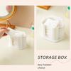 Cotton Ball Holder Cosmetic Storage Case Large Capacity Dustproof Transparent Cotton Pad Dispenser Swabs Holder