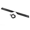 LED Running Lights Front Bumper Side Splitter Air Vent Daytime Running Light Replacement for Benz C‑Class W206