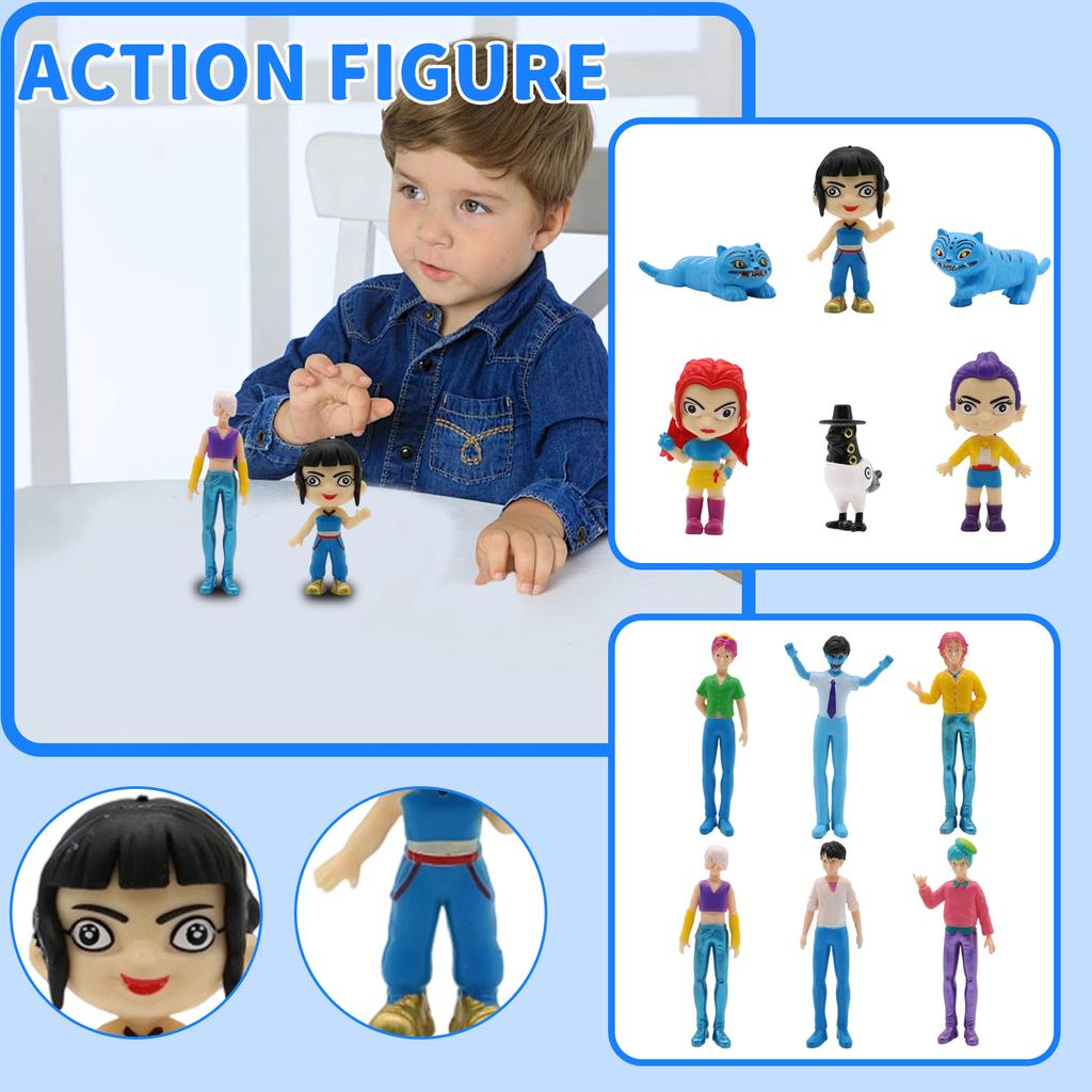 Witch Hunting Team Handmade Star Series Peripheral Games Doll Model Desktop Ornament