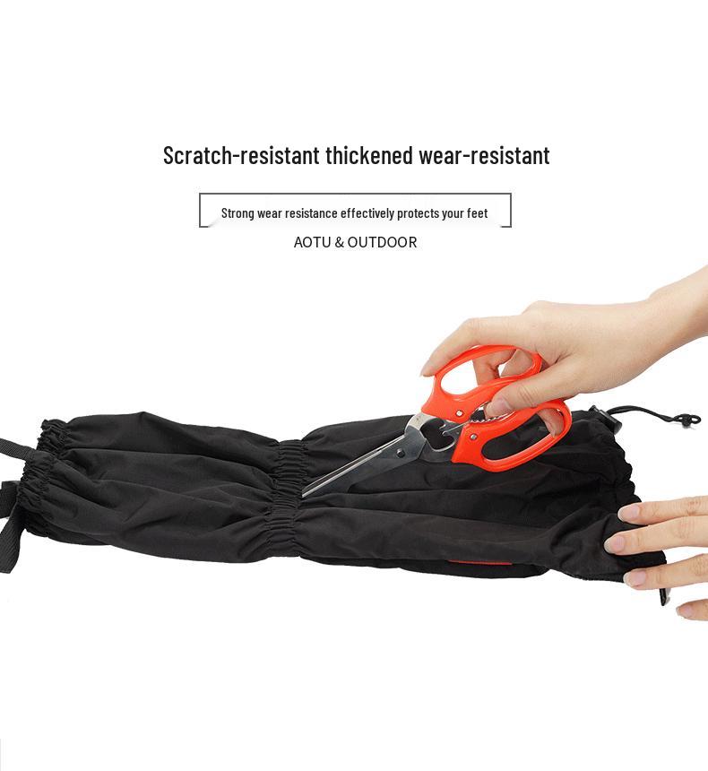 Unisex Skiing and Hiking Snow Gaiters: Snowproof, Snakeproof, Sandproof Leg and Shoe Covers - AT8904