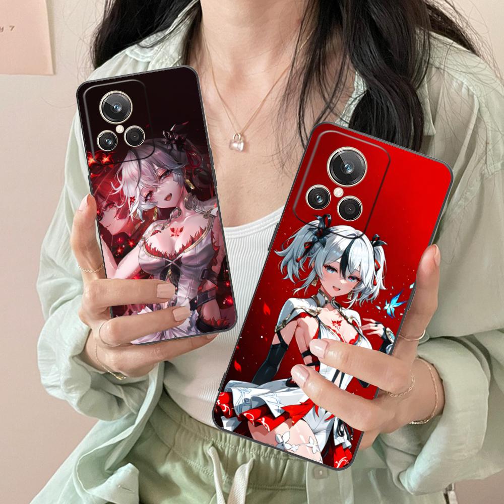 Wuthering Waves Camellya Phone Case for Realme 15 14 13 12 11 10 9 Pro Plus T i Lite 5G Colorful Printing Cover Pretty Luxury