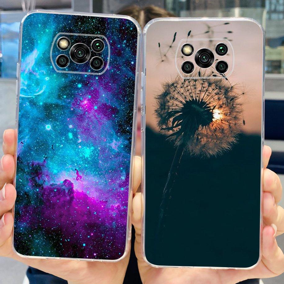For Xiaomi Poco X3 Pro Phone Case Soft Silicon TPU Shockproof Coque For Poco X3 PocoX3 X 3 NFC Back Cover Bumper Astronaut Funda
