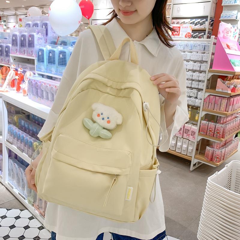 Schultasche neue Tasche Damenmode einfache Schülerschultasche Freizeit Reisen einfacher Rucksack für Mittelschüler Großhandel