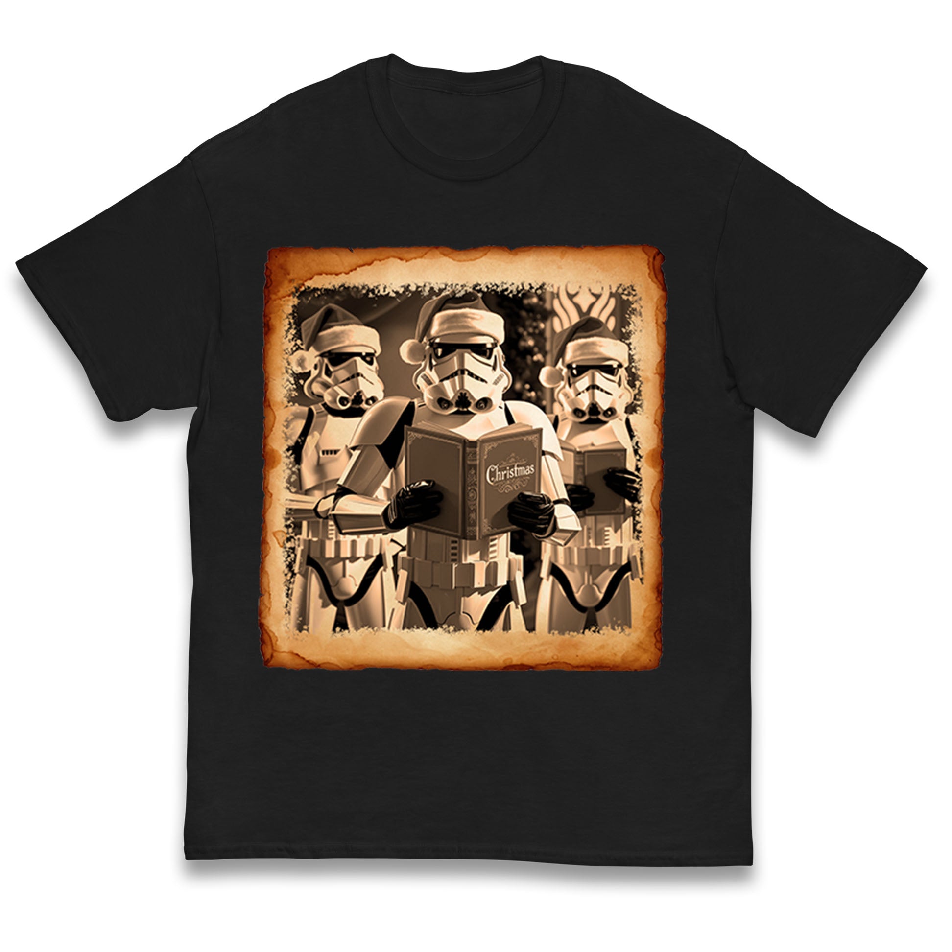 Stormtrooper s Carol Singing Christmas Kids T Shirt 130