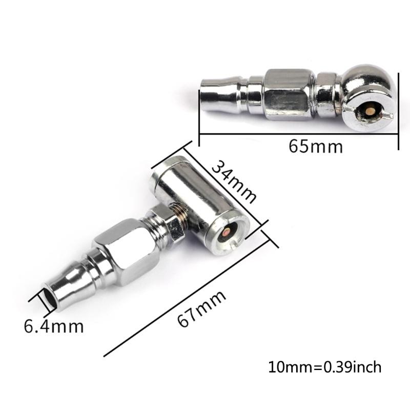 Jednoduchý/dvojitý pre hustilku pneumatík Head, Vzduchová pištoľ, Kovový, Univerzálny pre auto a nákladné auto