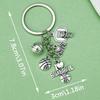Creative Sports Keychain: PVC Rubber Football, Tennis, Basketball, Rugby Pendant - Small Gift