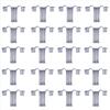 20PCS Photovoltaic Panel Drainage Buckle Plate Solar Panel Water Drain Clip for Solar Panel Draining 30mm