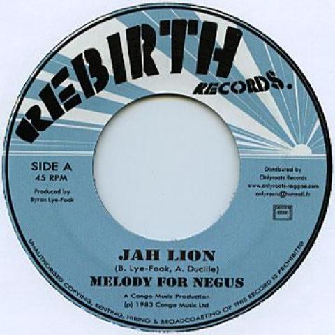

7inch Record JAH LION JAH LLOYD Melody For Negus Dub none RebirthOnlyroo 1983 Europe Reggae Ska Dub Used