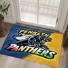 Penrith Panthers Design Kristall Samt Teppich Gemütlich Non?Rutschfester Teppich mit Aufdruck für Schlafzimmer Wohnzimmer Eingang