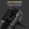 10000 Lumen Zoomable LED Flashlight USB Rechargeable Magnetic Base 3 LED Mini Tactical Torch Waterproof Portable Hand Lamp