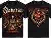 Sabaton Swiss Classic Band Print Unisex Unisex Short Sleeve Attack Of The Dead Unisex Tshirt Casual Cotton Street Y2k Overszied Tees