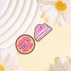 Xiaomi Borracha Pero Buena Muchacha Enamel Pin Spanish Pink Cowgirl Hat Sassy Migajera Pero No Infiel Brooches Bags Lapel Jewelry Badge