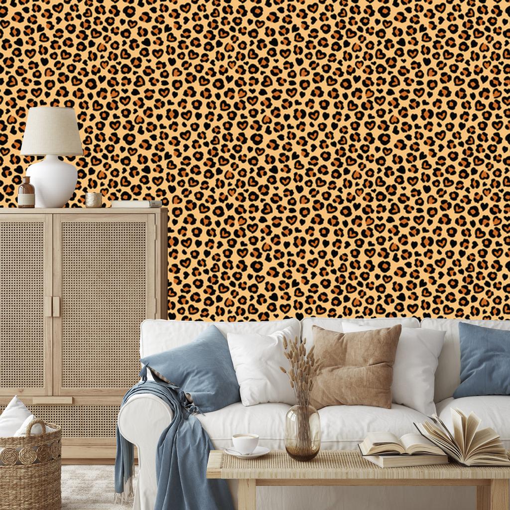 Animal Skin Gold Wallpaper for Living Room and Bedroom 50x1000