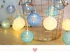 USB LED Cotton Ball String Lights - Christmas Holiday Starry Sky Decorative Flashing Lights