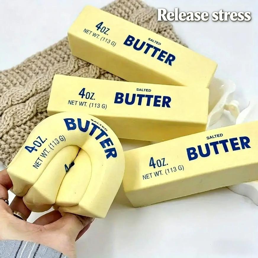 Super Soft Squishy Butter Stick Stress Toy Slow Rising Sensory Fidget for Teens Non Toxic Party Favors Christmas Birthday Gifts