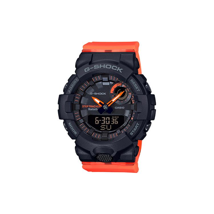 CASIO Men G-SQUAD Series Black Watch GMA-B800SC-1A4 GMA-B800SC-1A4 Black Orange Watch Dial