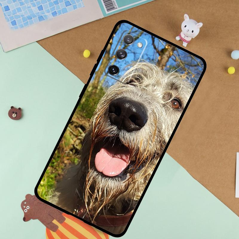 Irish Wolfhound Dog Soft Case For Samsung Galaxy S24 Ultra S9 S10 S20 S22 S23 Plus S21 FE S25 Ultra Funda Cover